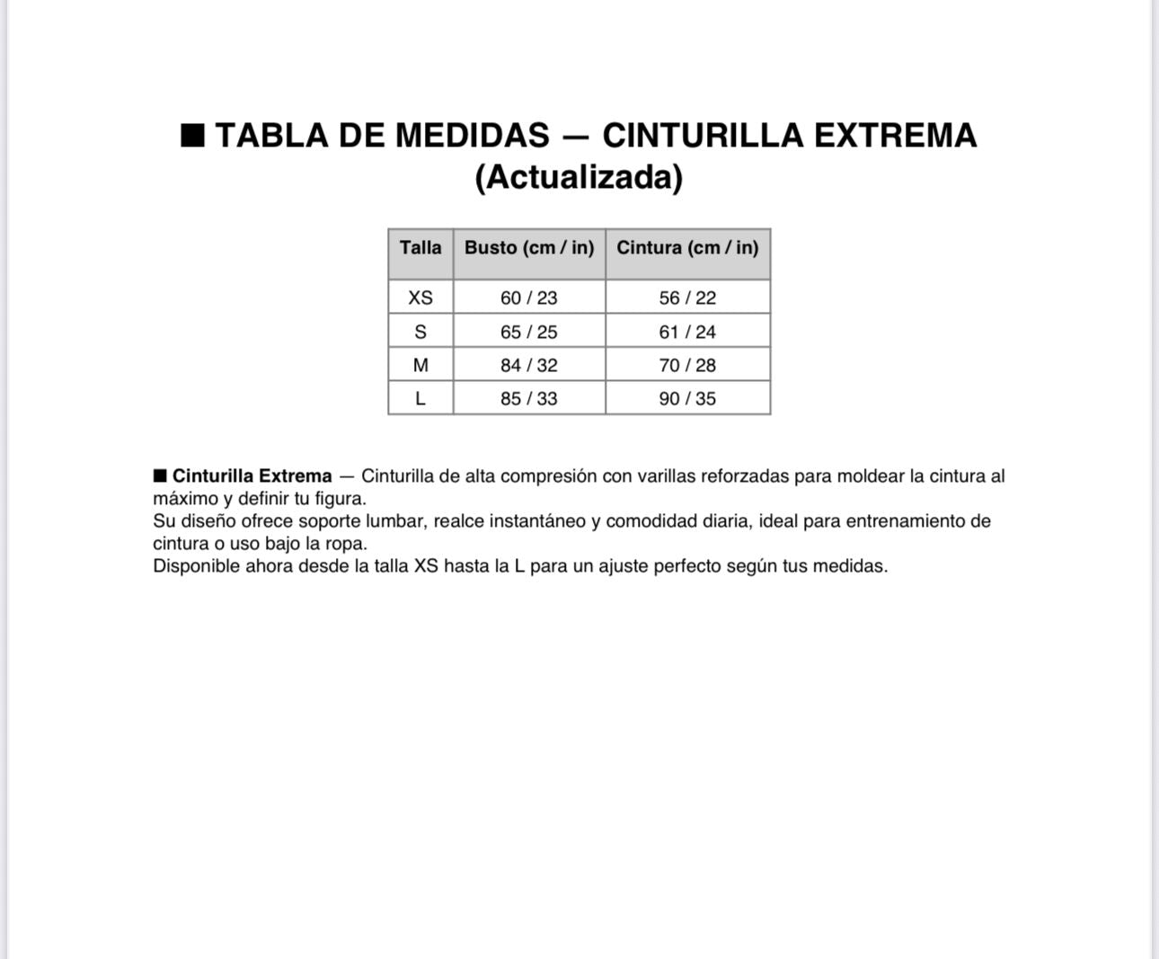 CINTURILLA EXTREMA "La máxima"- RELOJ DE ARENA